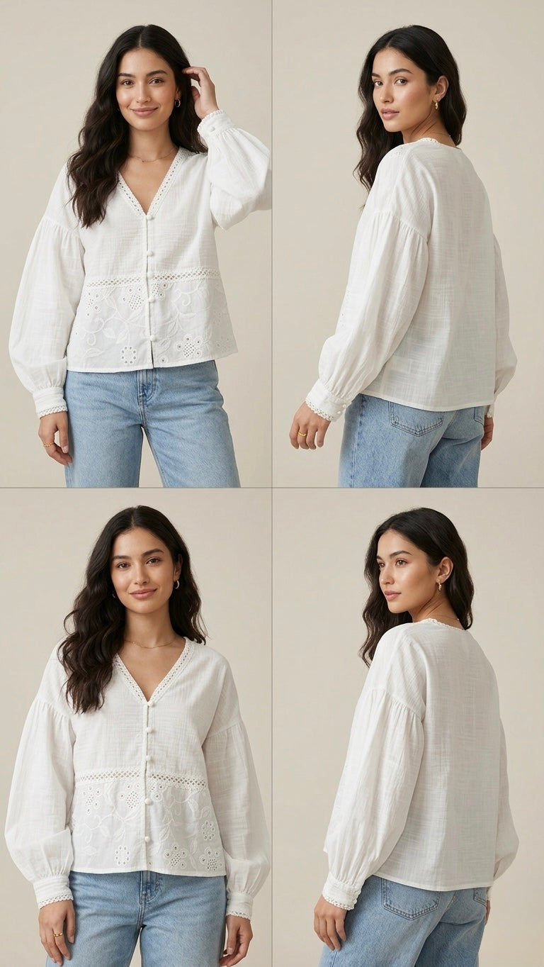 LINEN x ROKAMA BLOUSE