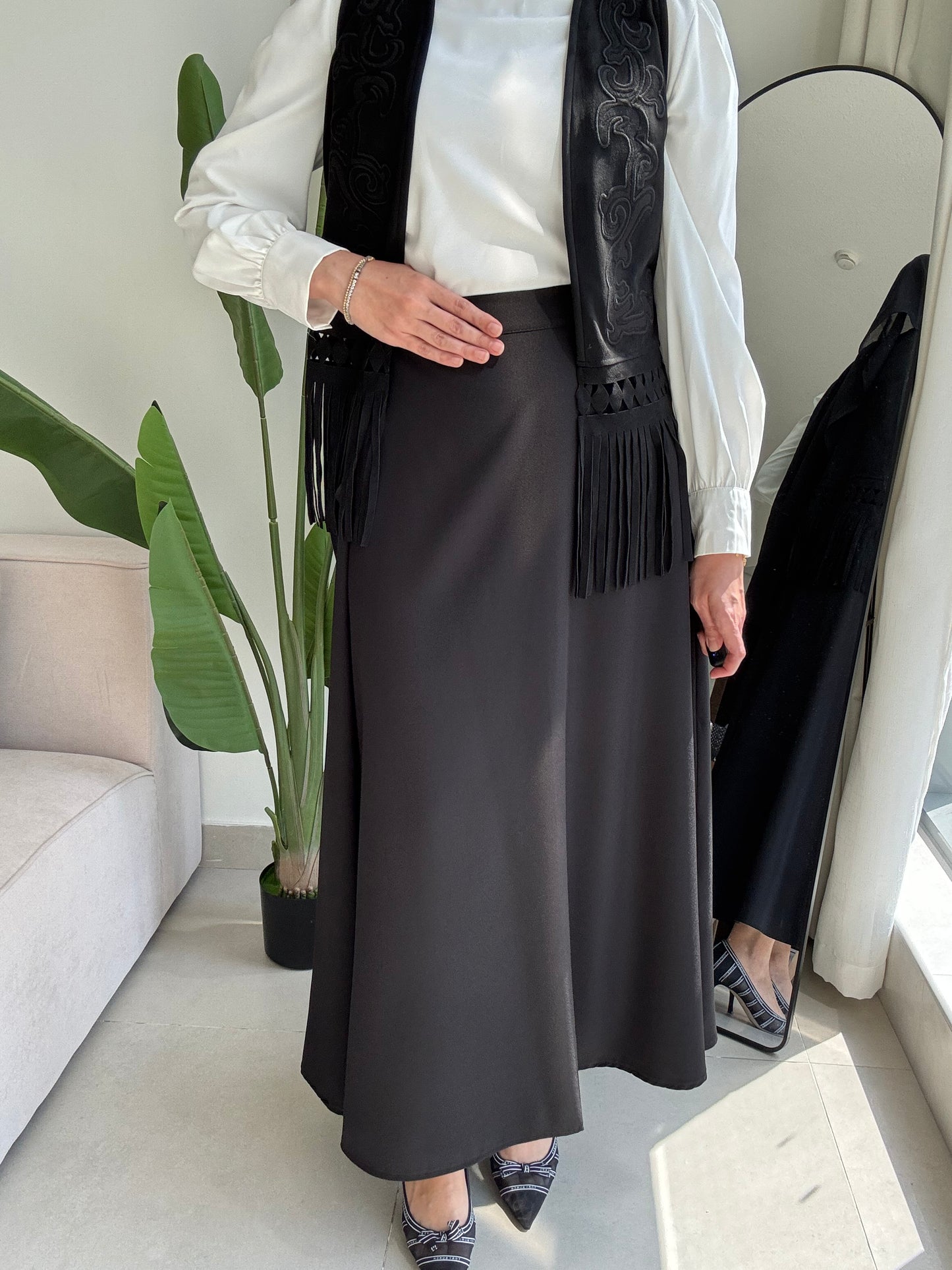 ELLA's PRINCESS SKIRT ( HALF ELASTIC WAIST )