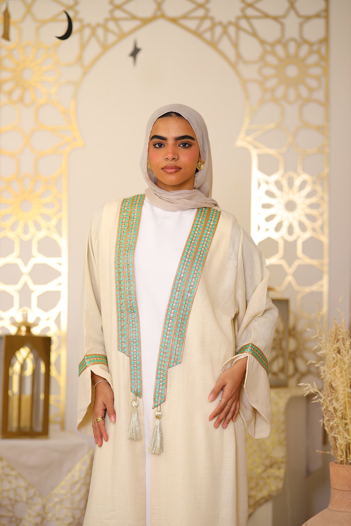 Sultana Linen Shimmer Kaftan