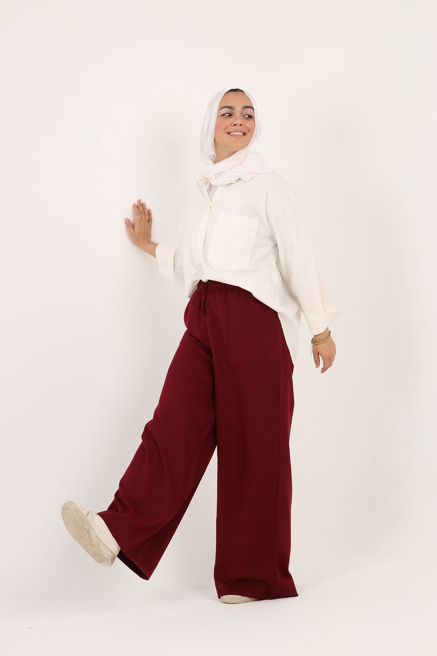 Linen Wide Leg Pants