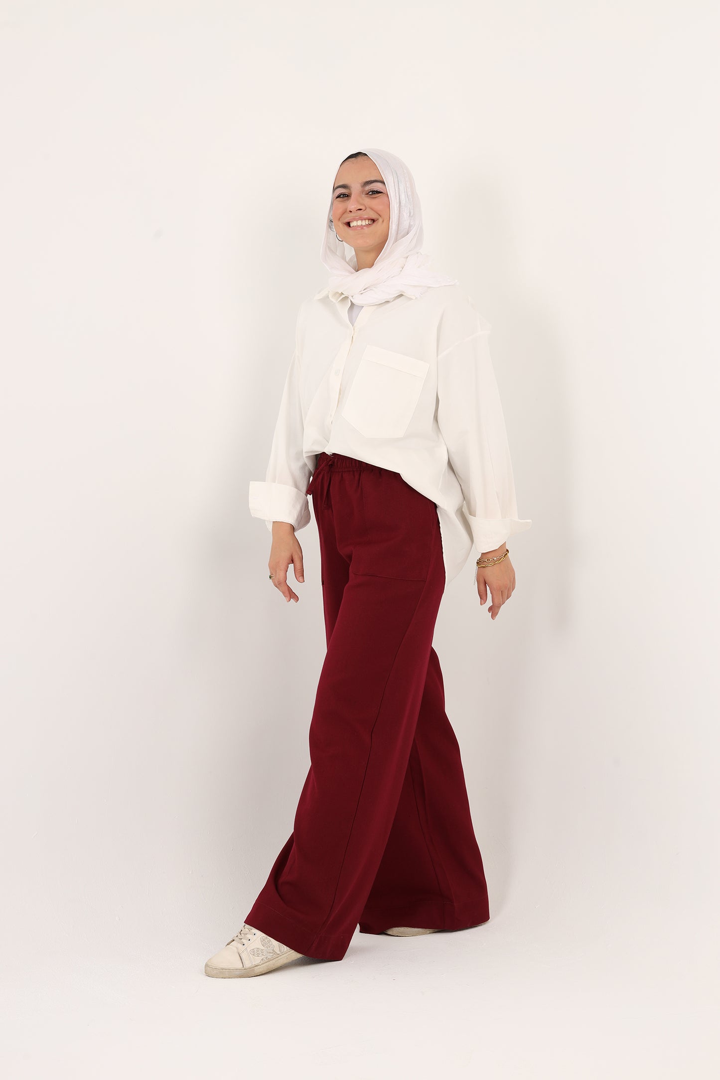 Linen Wide Leg Pants