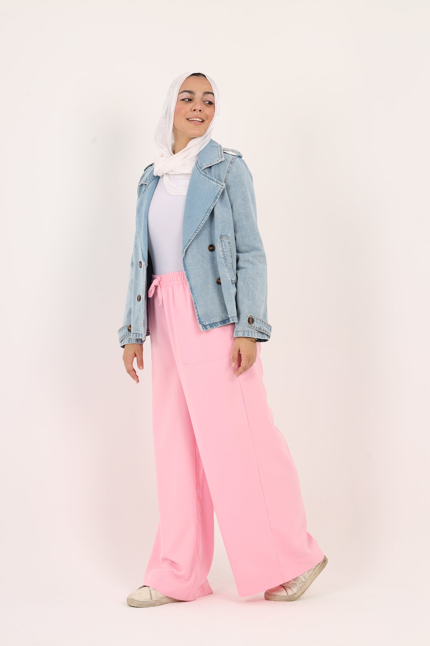 Linen Wide Leg Pants