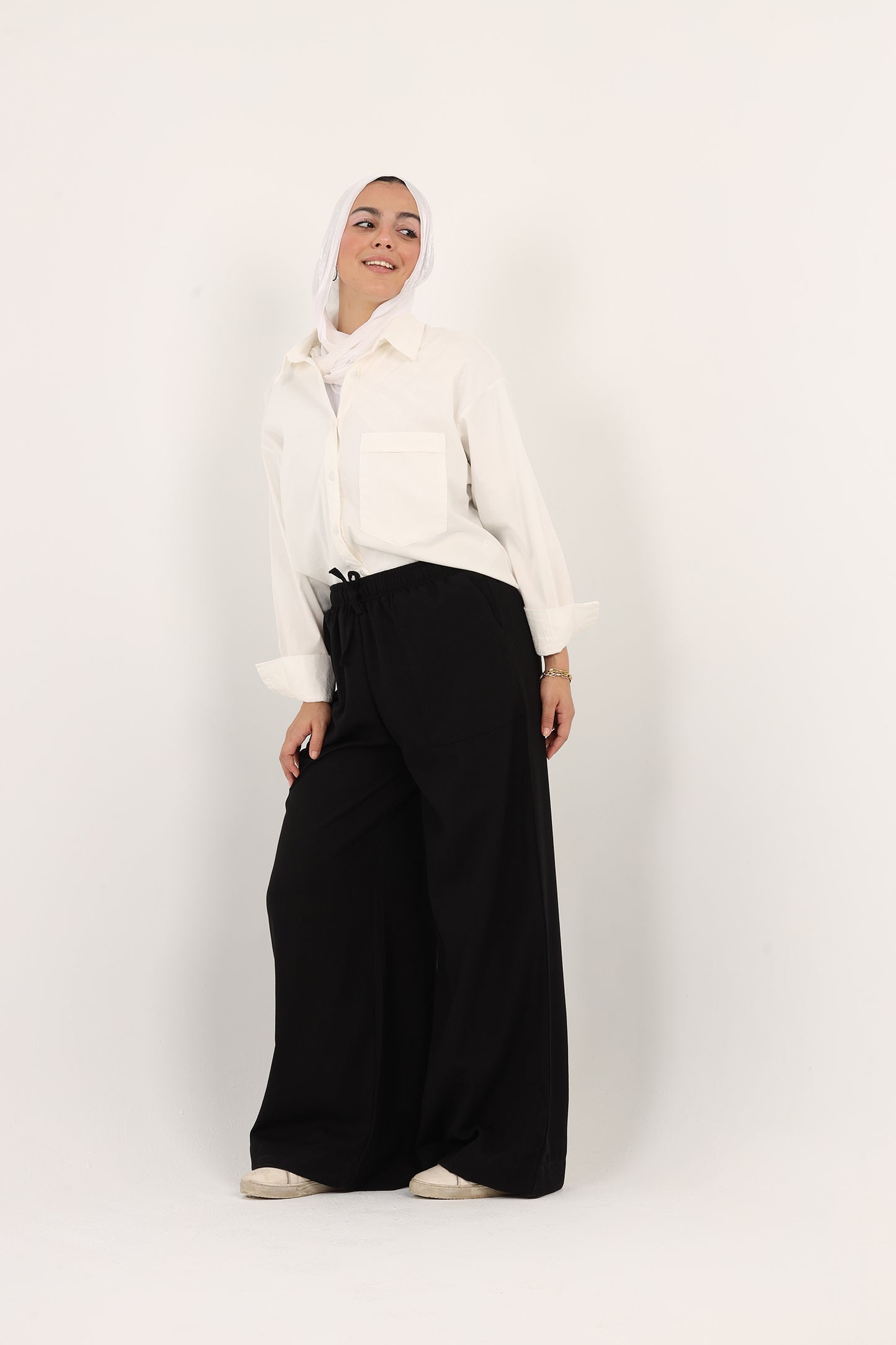 Linen Wide Leg Pants