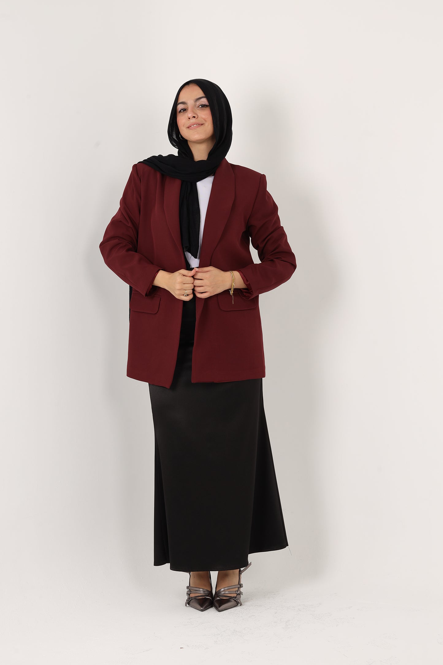 Ella's Over Sized Belted Blazer