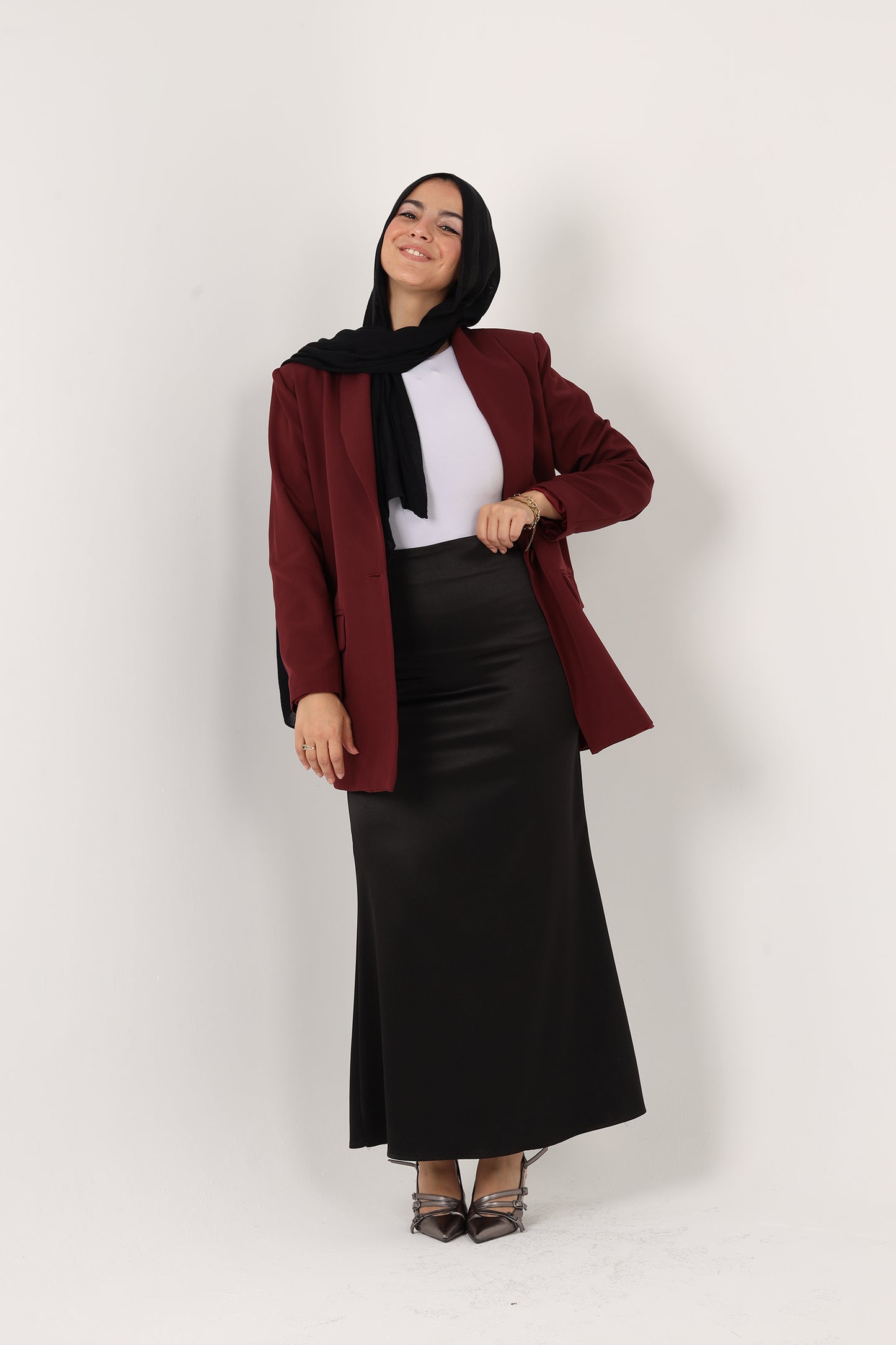 Ella's Satin Skirt