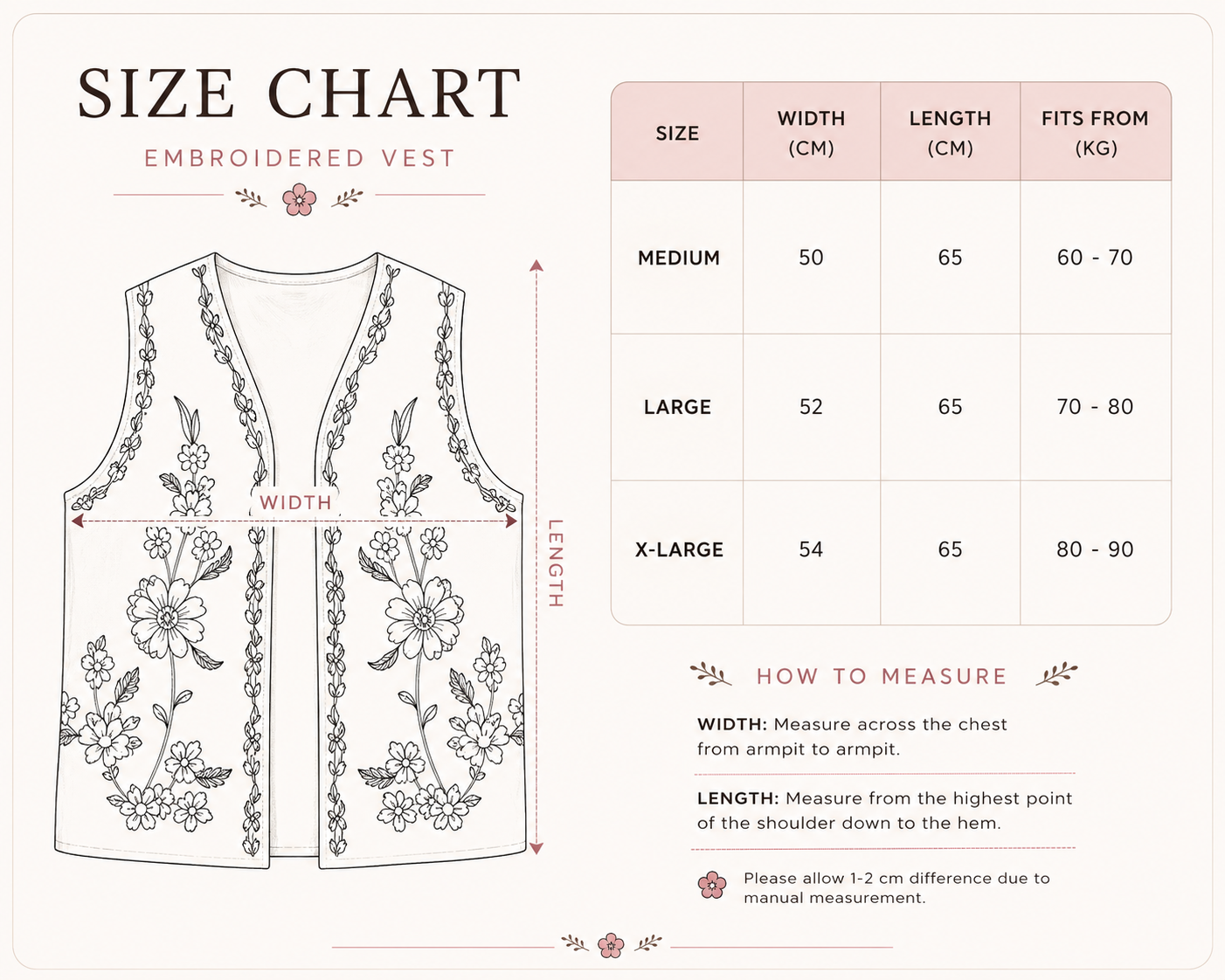 ELLA's LINEN EMBROIDERED VEST