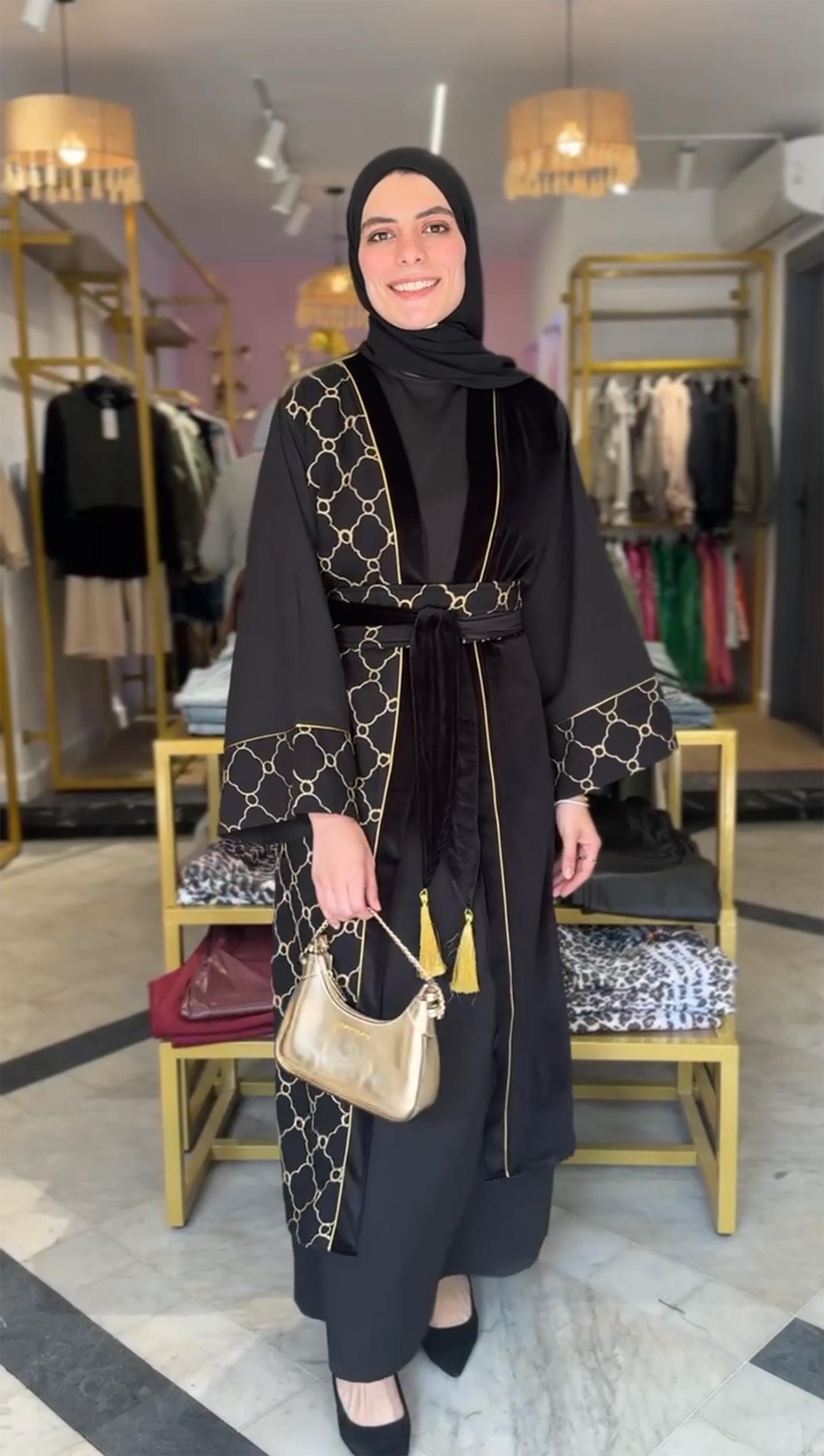 Layal Kaftan With Belt v2