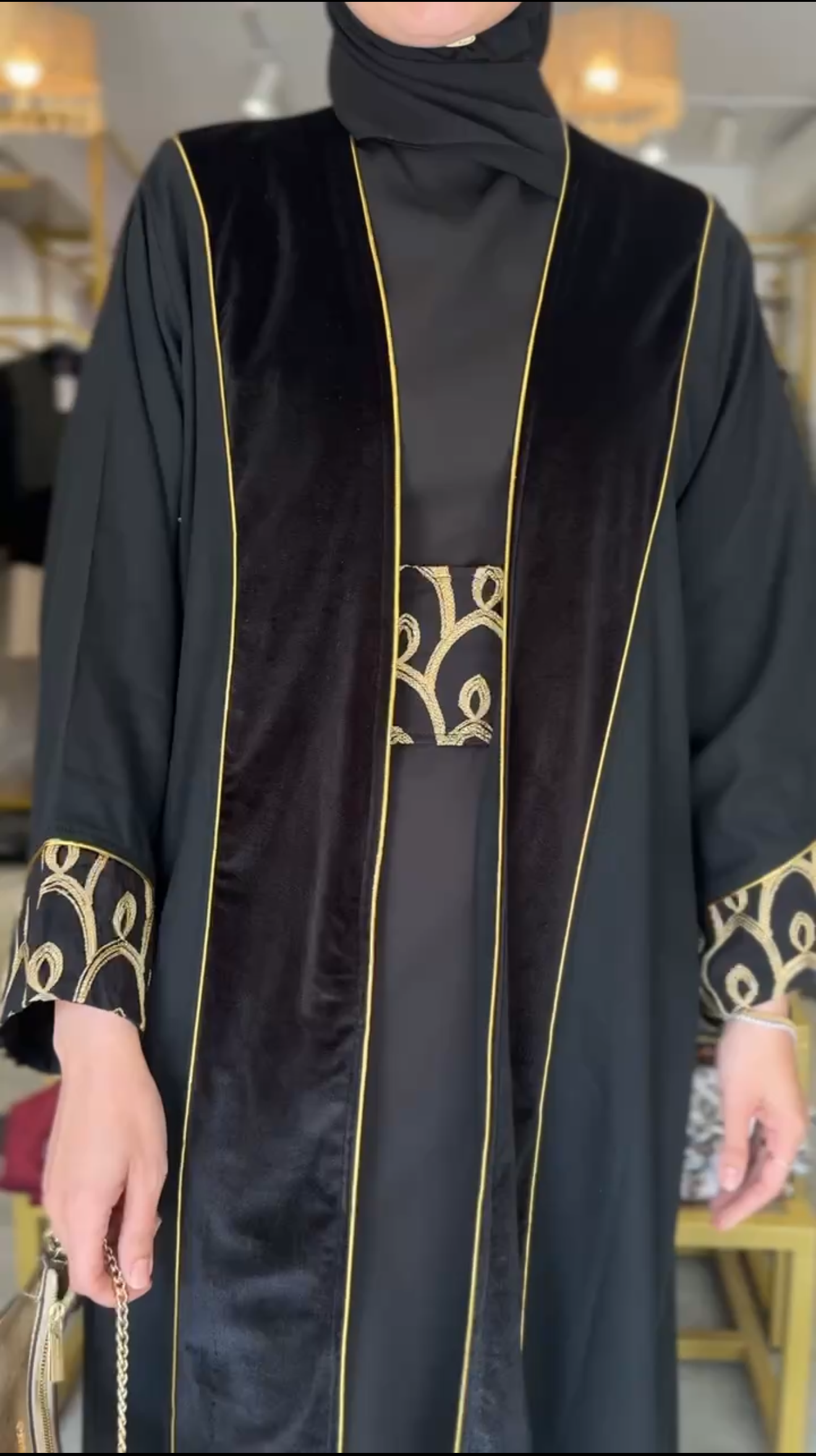 Hoor Kaftan With Belt V2