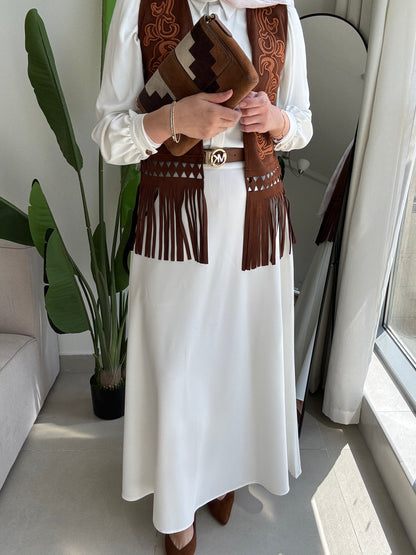 ELLA's PRINCESS SKIRT ( HALF ELASTIC WAIST )