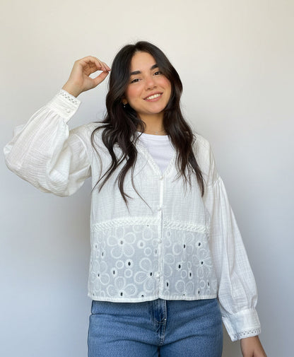 LINEN x ROKAMA BLOUSE