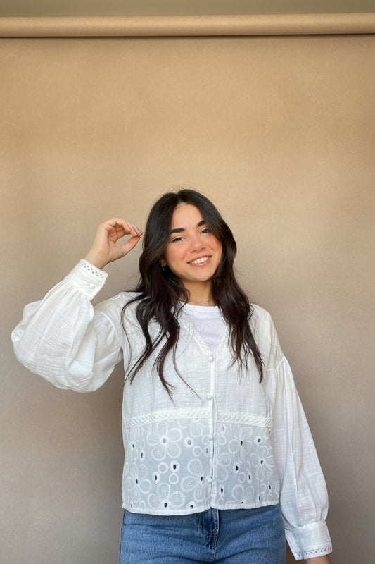 LINEN x ROKAMA BLOUSE