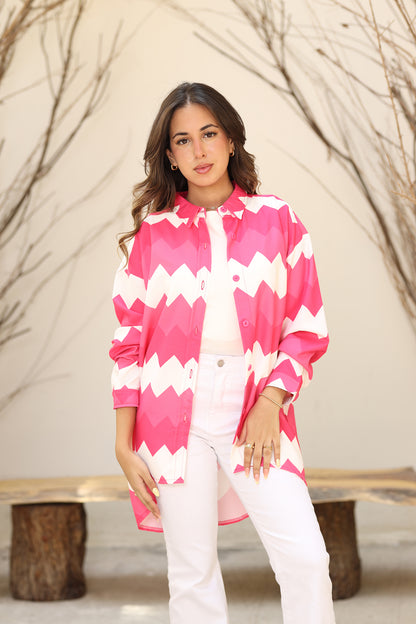Ella's Printed Summer Shirt