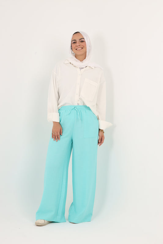 Linen Wide Leg Pants