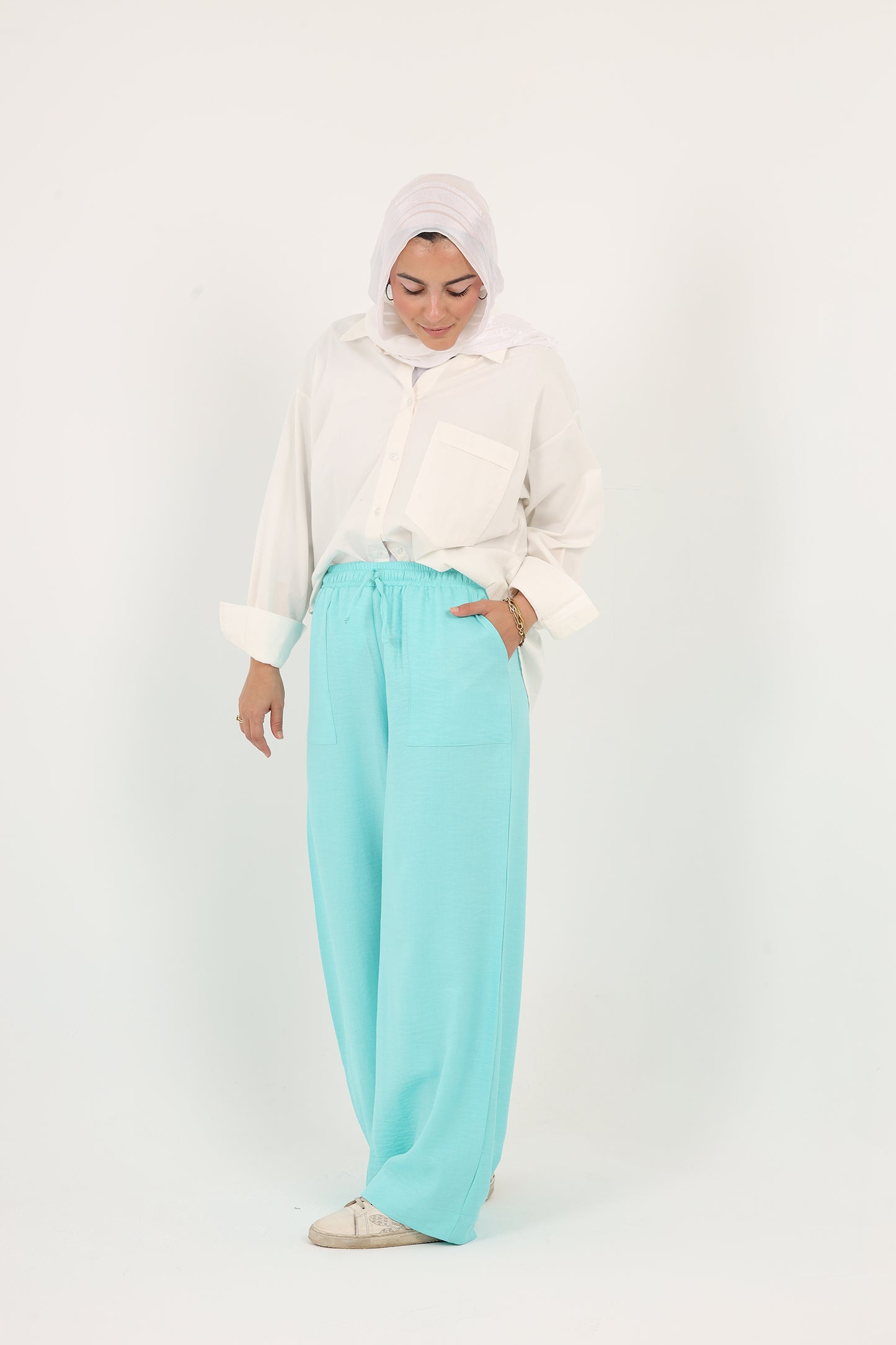 Linen Wide Leg Pants