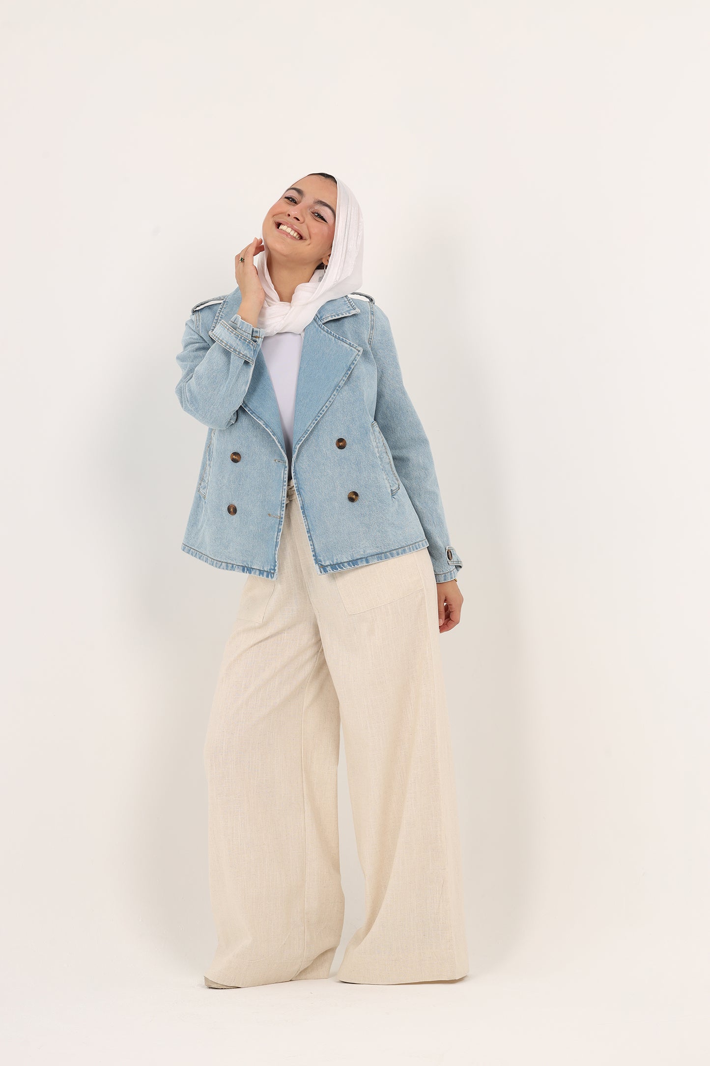 Linen Wide Leg Pants