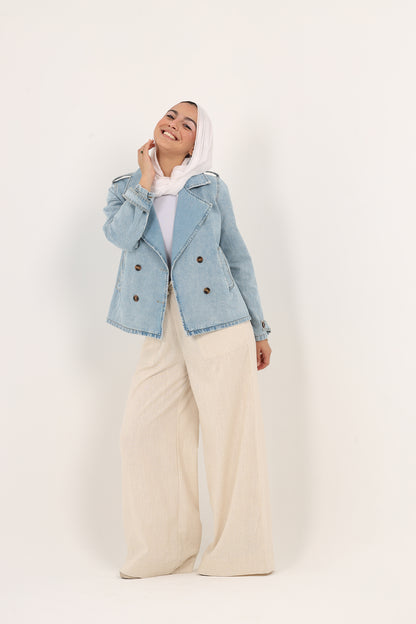 Linen Wide Leg Pants