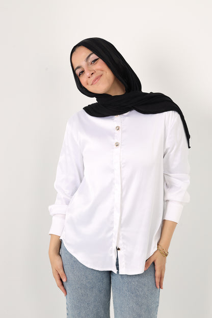 Ella's Satin Shirt