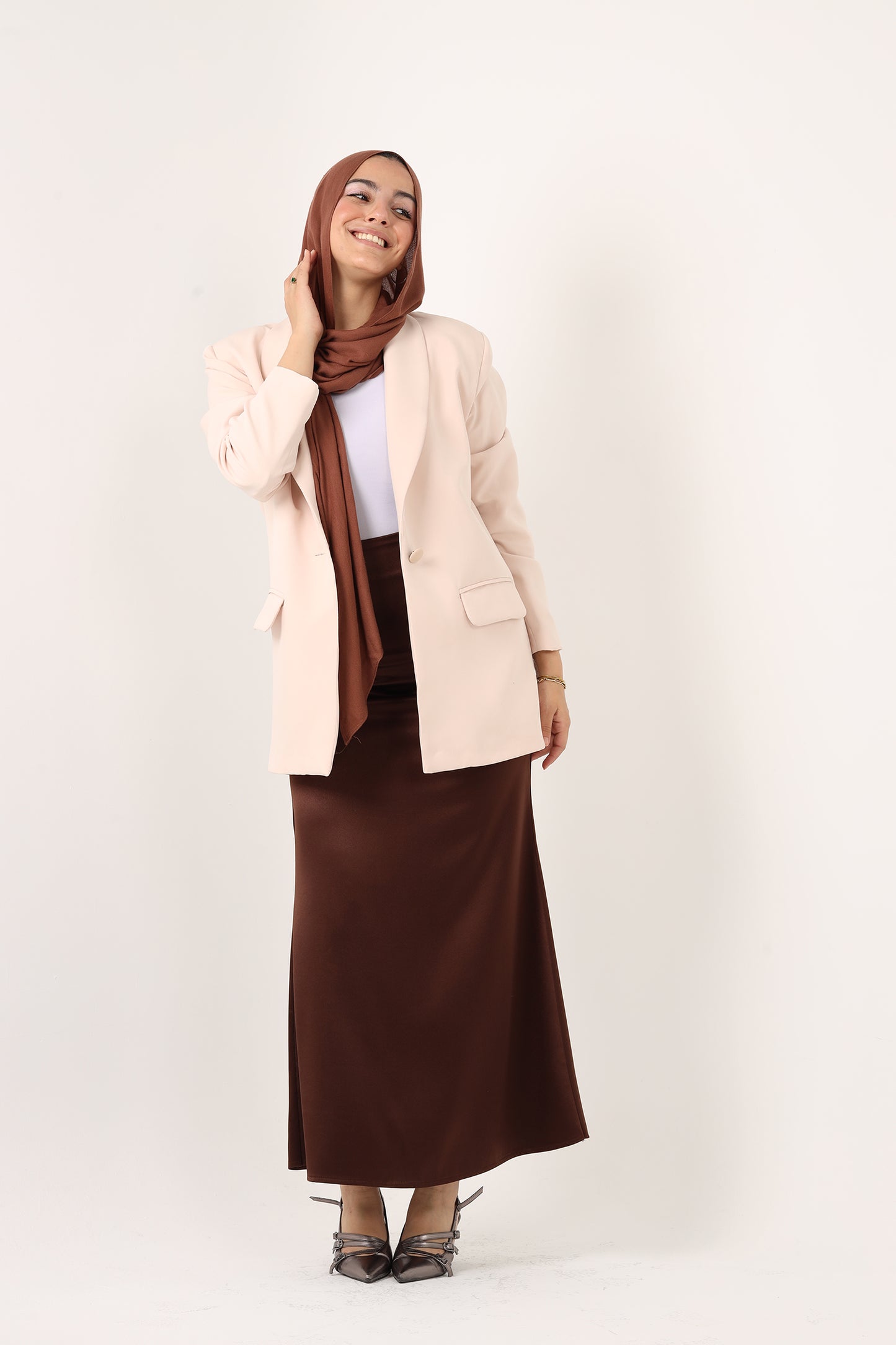 Ella's Over Sized Belted Blazer