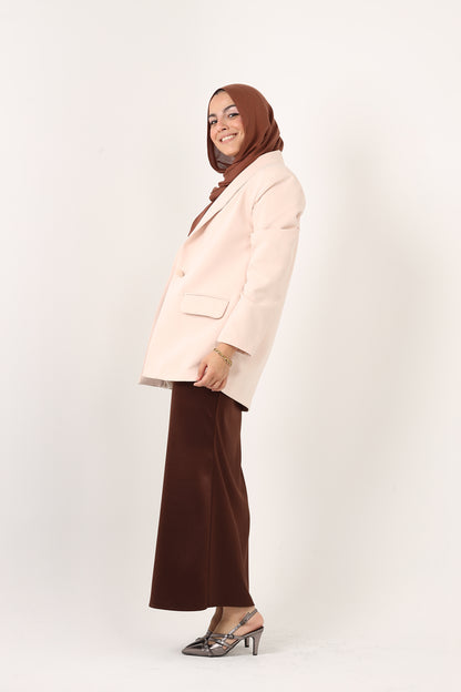 ELLA's RELAXED FIT BLAZER WITH BELT