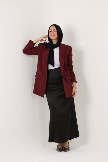 ELLA's RELAXED FIT BLAZER WITH BELT