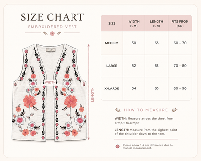 ELLA's LINEN EMBROIDERED VEST v2