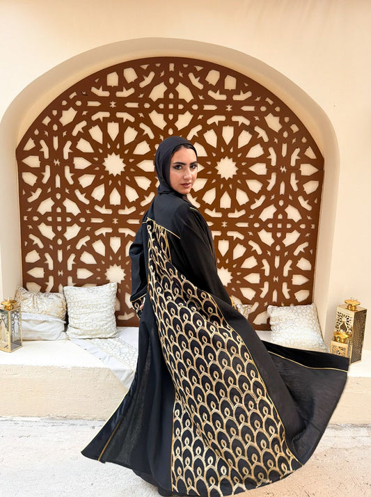 HOOR KAFTAN WITH EMBROIDERY BELT