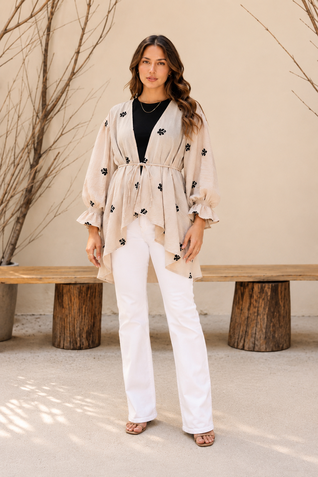Ella’s Embroidered Kimono