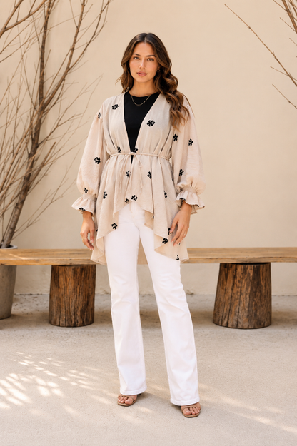 Ella’s Embroidered Kimono