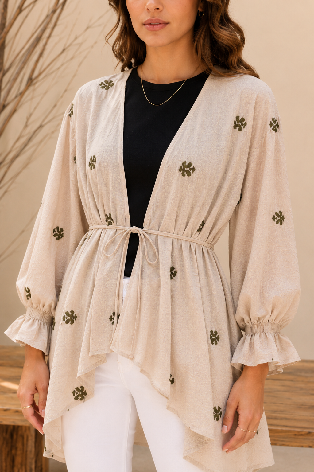 Ella’s Embroidered Kimono