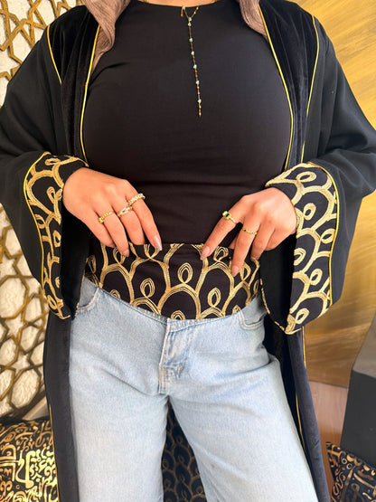 HOOR KAFTAN WITH EMBROIDERY BELT