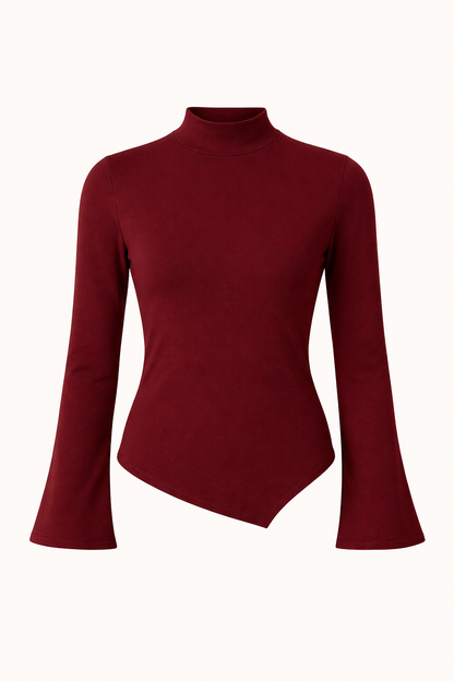 ASYMMETRIC BELL SLEEVE BASIC
