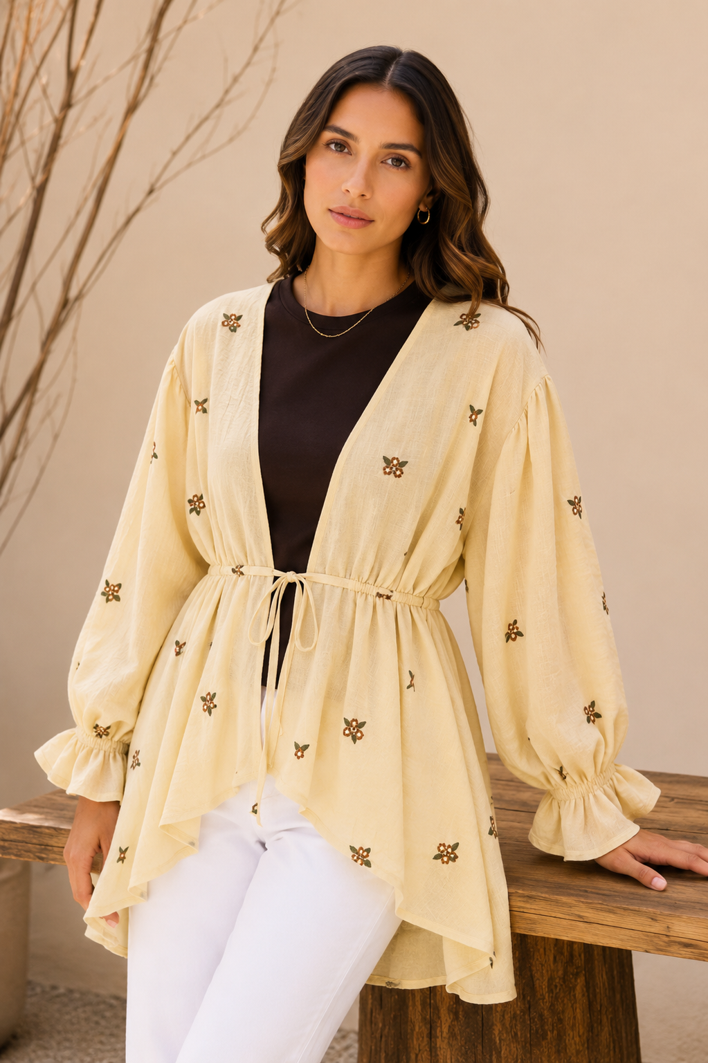 Ella’s Embroidered Kimono