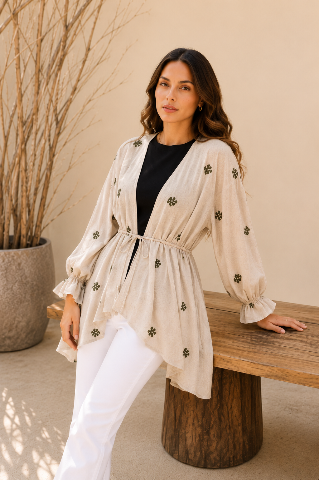 Ella’s Embroidered Kimono
