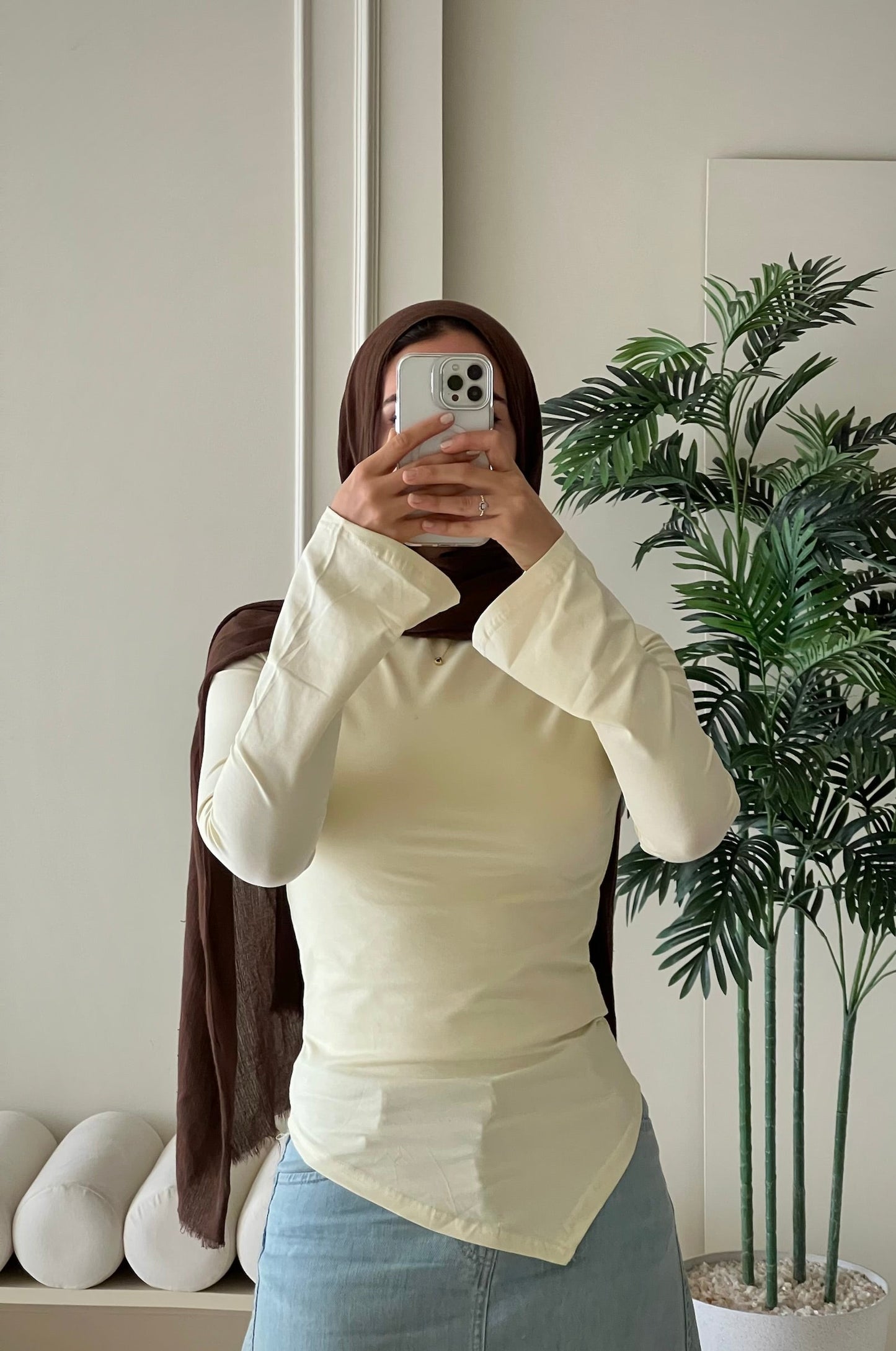 ASYMMETRIC BELL SLEEVE BASIC