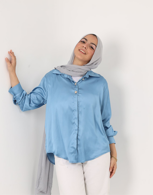 Ella's Satin Shirt