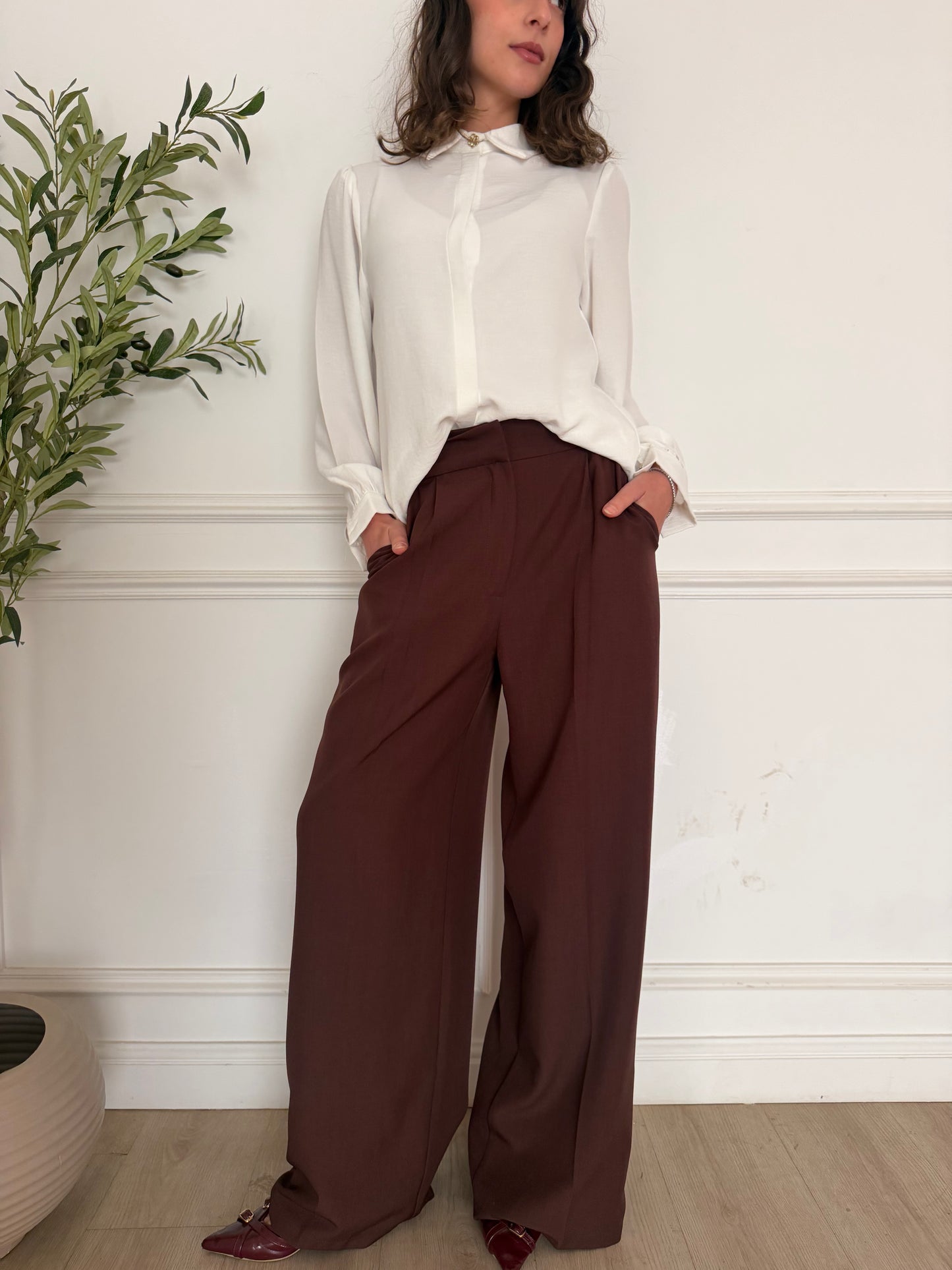 ELLA's WIDE LEG FORMAL PANTS