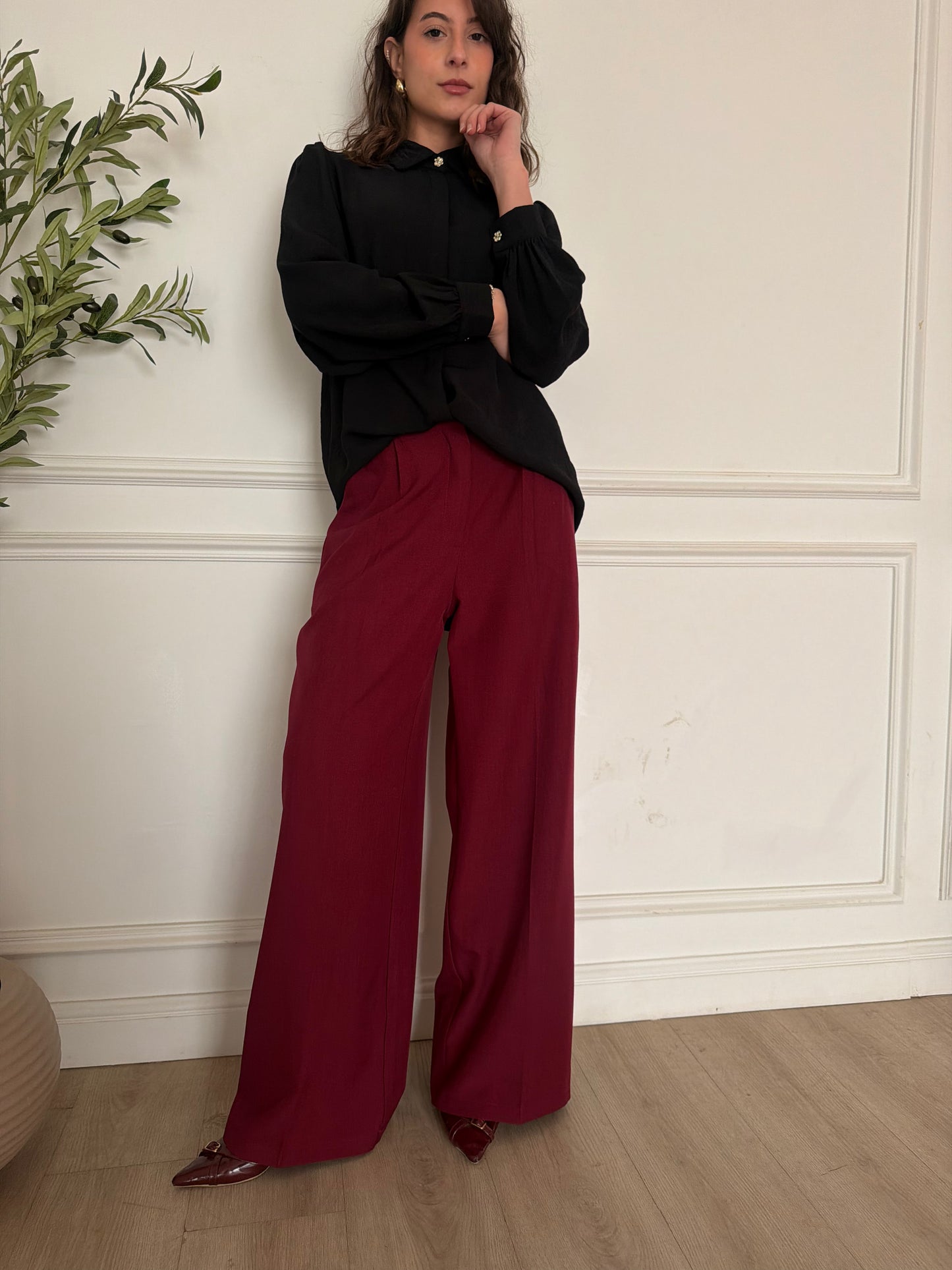 ELLA's WIDE LEG FORMAL PANTS