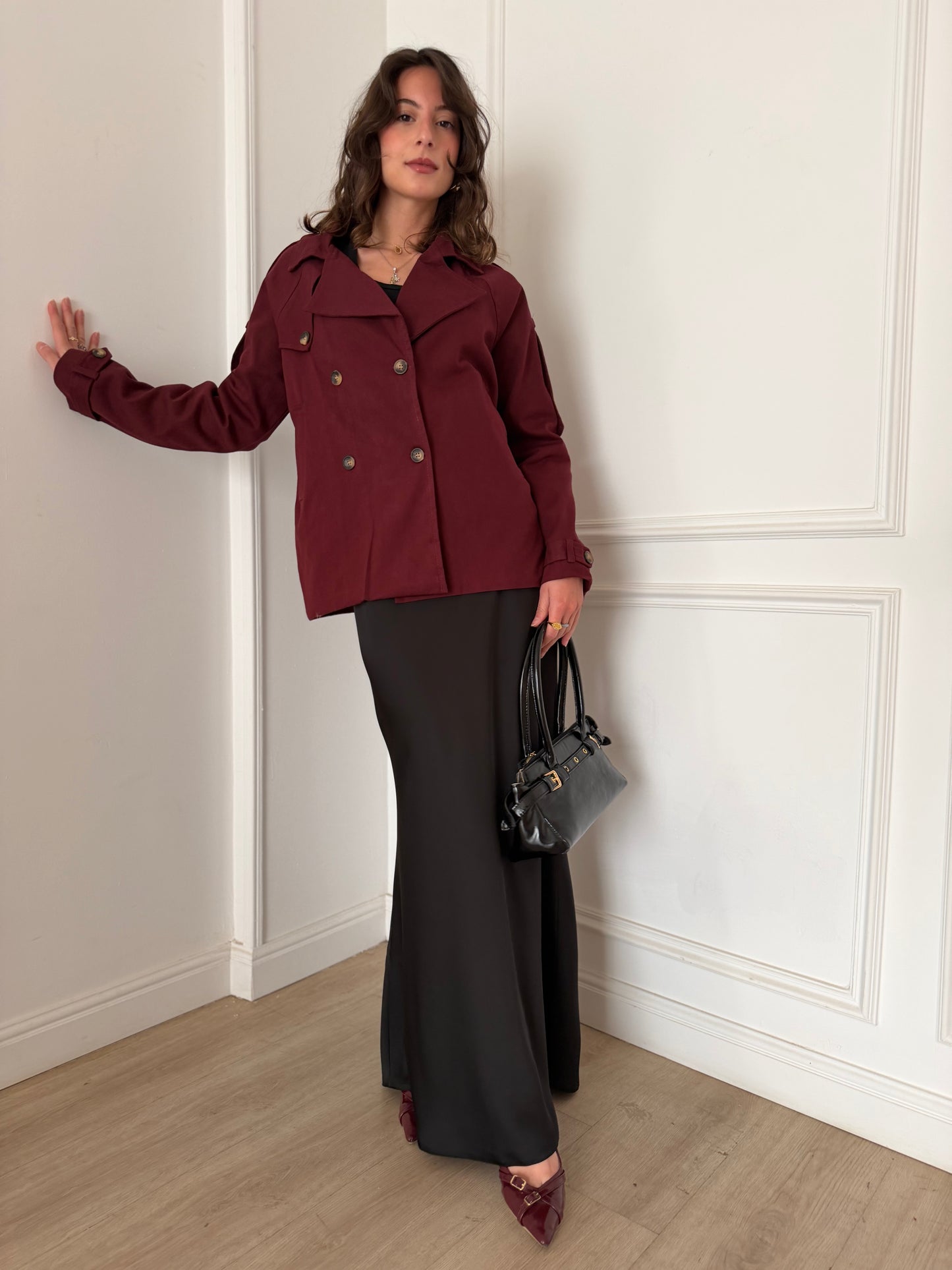 ELLA's SATIN SKIRT