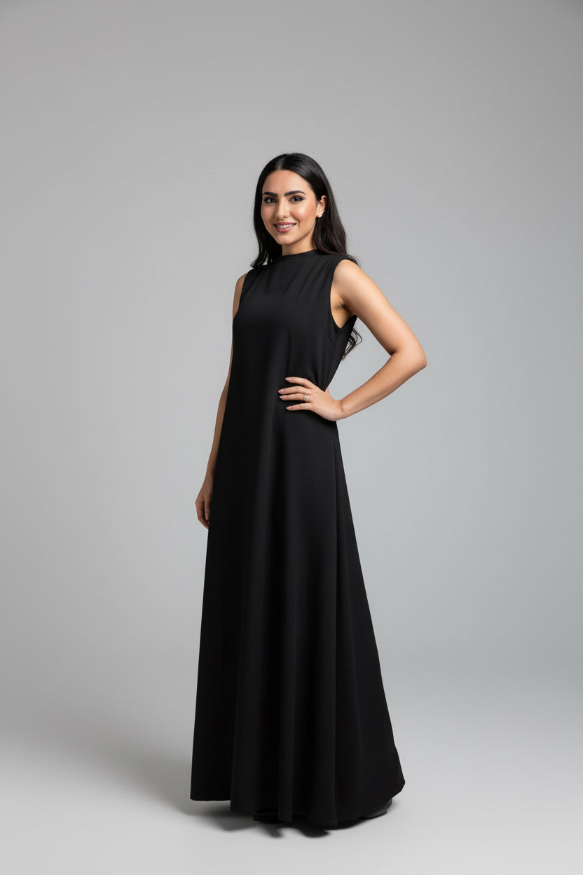 SLEEVELESS  BASIC DRESS