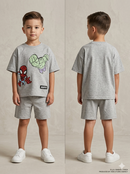 MARVEL HEROS COTTON SET