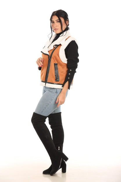 Autumn Luxe Sherpa Vest