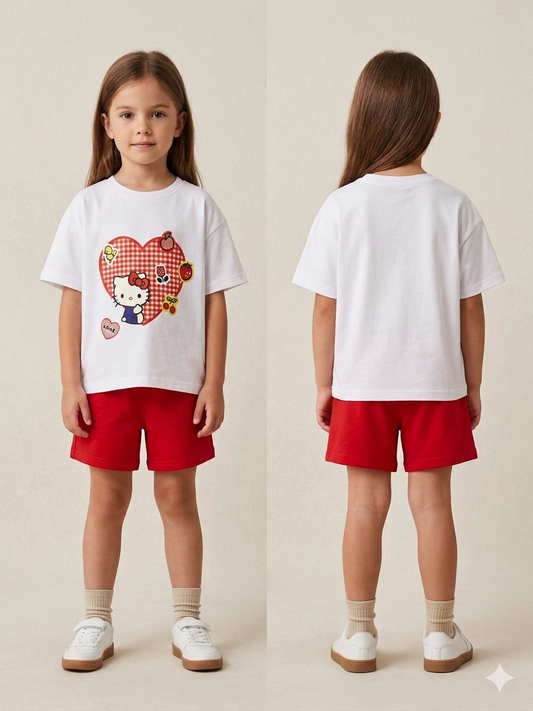 HELLO KITTY COTTON SET