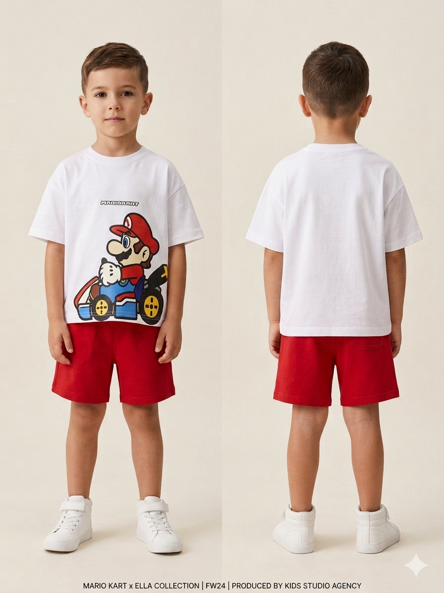 MARIO KART COTTON SET