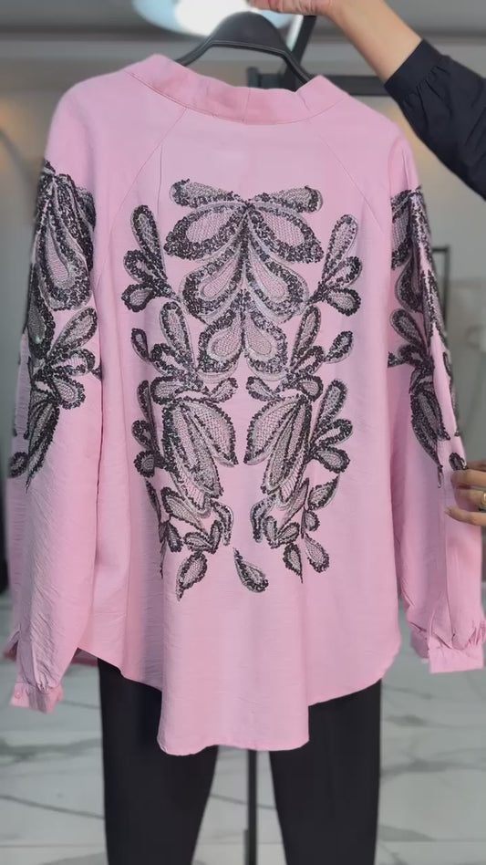 Turkish Pink  Kimono