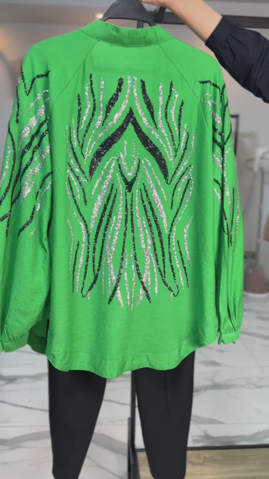 Turkish Green Kimono