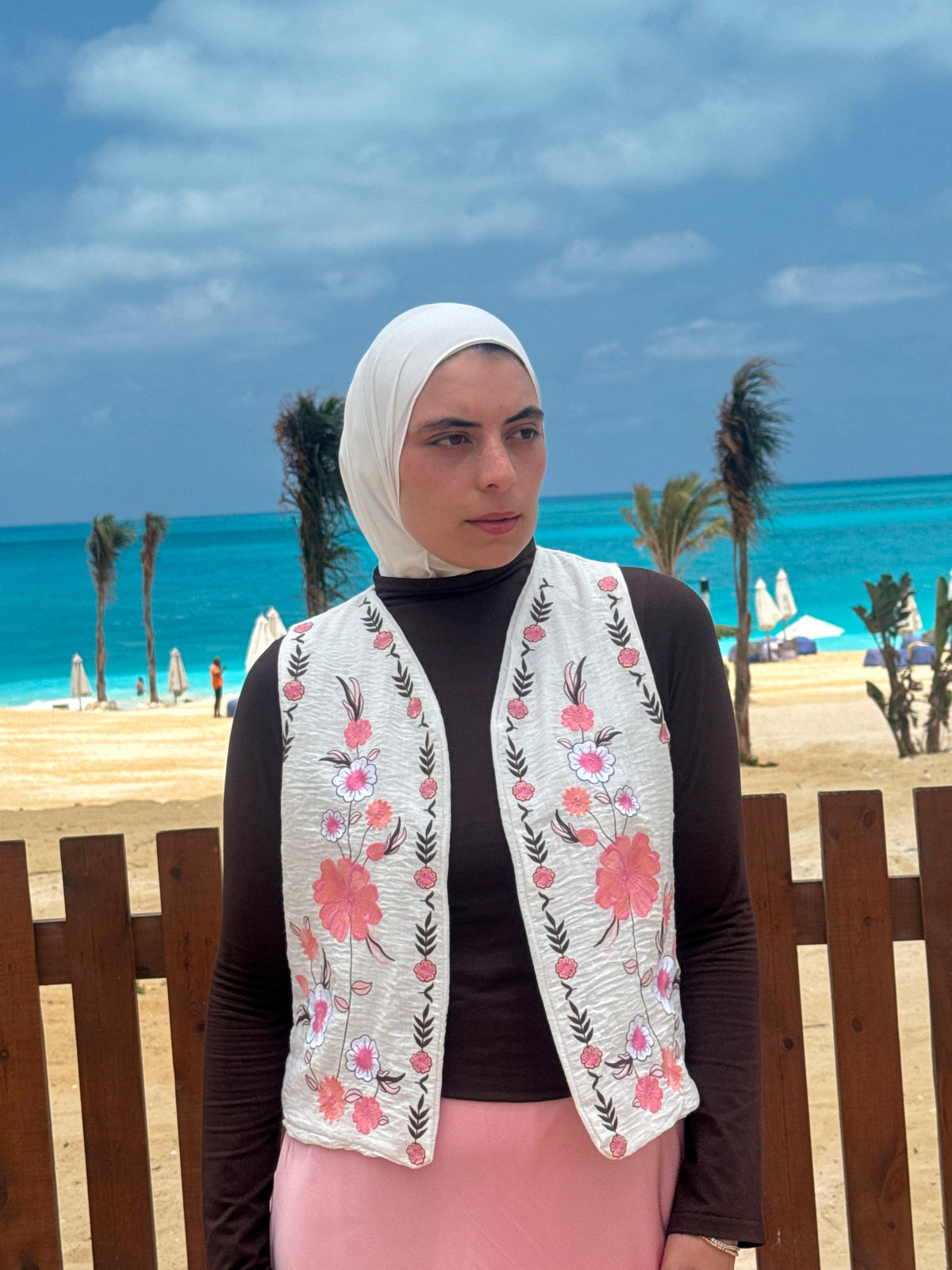 ELLA's LINEN EMBROIDERED VEST v2