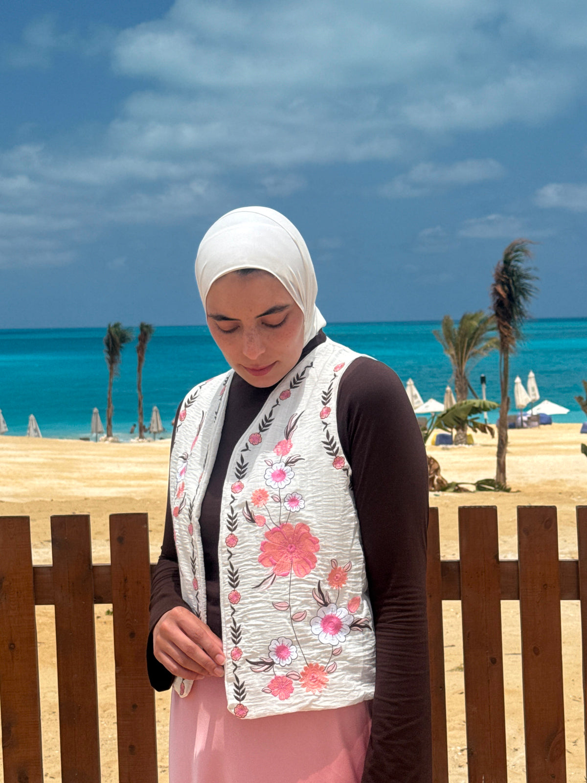 ELLA's LINEN EMBROIDERED VEST v2