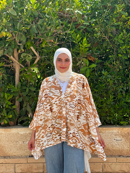 ELLA's BUTTERFLY BLOUSE KIMONO