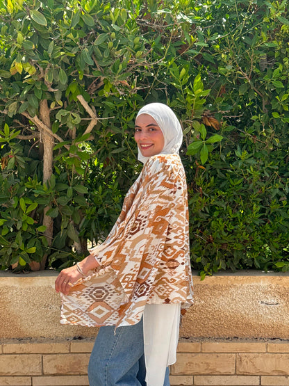 ELLA's BUTTERFLY BLOUSE KIMONO